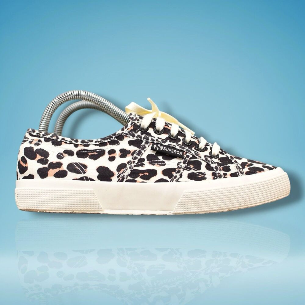 Superga 2750 Sneakers Women’s Size 8 EU 39 Light Leopard Cheetah Print